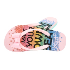 Papuci pentru fete American Club roz 2