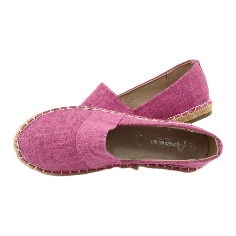 American Club Espadrile americane balerini fete roz 4 American Club Espadrile americane balerini fete roz 4