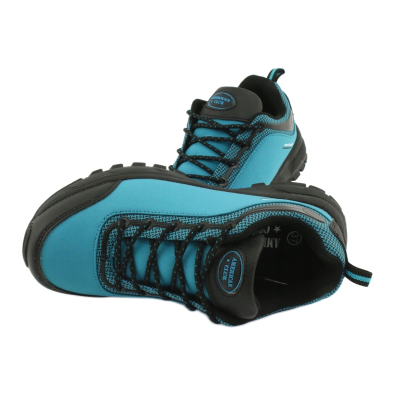 American Club Încălțăminte sport American Soft HL05 impermeabilă negru albastru 4