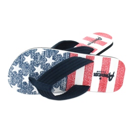 American Club Flip-flops americane din spumă ușoară JP05 albastru marin 3