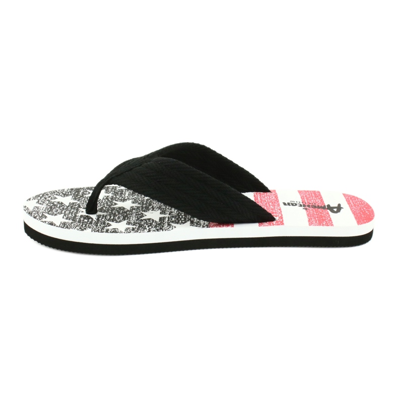 American Club Flip-flops americane din spumă ușoară JP05 negru 1