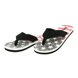 American Club Flip-flops americane din spumă ușoară JP05 negru 2