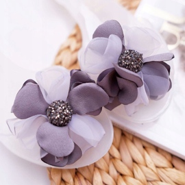 Lu Boo | Balerini din cauciuc Flori Meliski Candela albă incolor 3