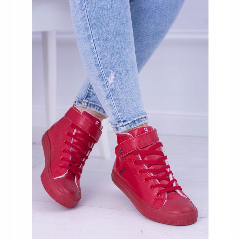 Adidași pentru femei Big Star Insulated Red V274529FW roșu 1