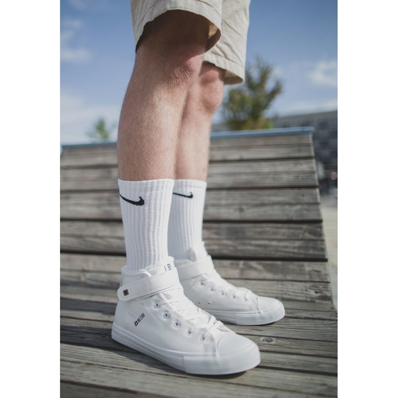 Adidași pentru bărbați Big Star Warm White Y174024FW alb 2