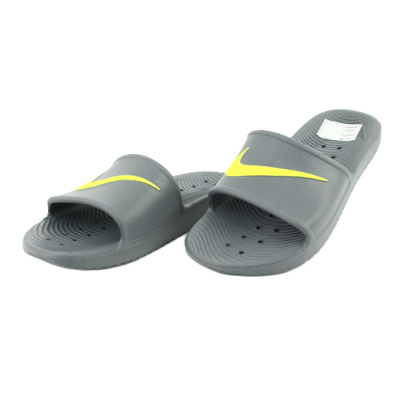 Slide Nike Kawa Shower M 832528-003 gri verde 2