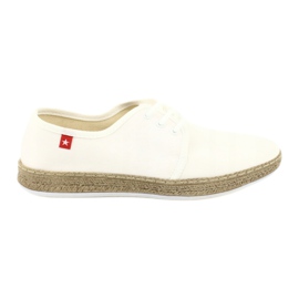 Tenisi espadrile Big star FF276043 alb 3