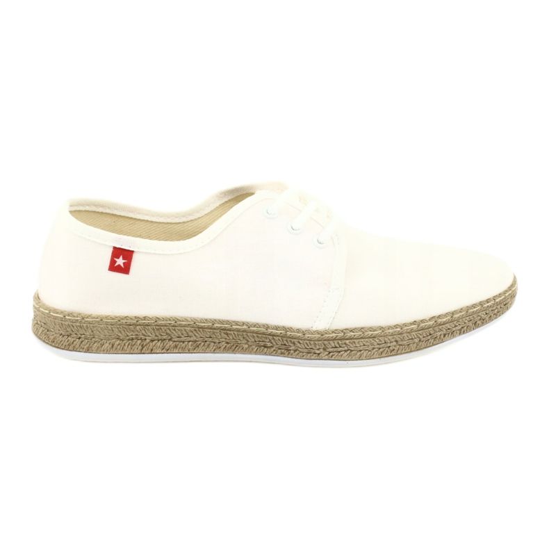 Tenisi espadrile Big star FF276043 alb 3