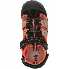 Sandale 4F Jr HJL20 JSAM002 90S negru portocale multicolor 1