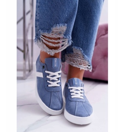 Pantofi sport pentru femei Big Star Blue DD274620 albastru 2