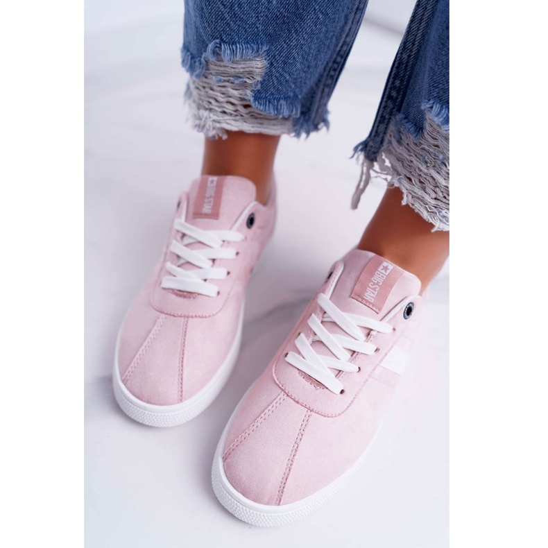 Pantofi sport pentru femei Big Star Pink DD274621 roz 2