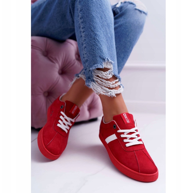 Încălțăminte sport pentru femei Big Star Red DD274622 roșu 1 Încălțăminte sport pentru femei Big Star Red DD274622 roșu 1