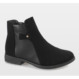 Kayla Shoes Ghete izolate negre DD5291-1 negru 1