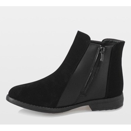 Kayla Shoes Ghete izolate negre DD5291-1 negru 2