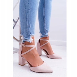 SEA Pompe de damă pe toc în Spitz Beige Cosmo bej 2