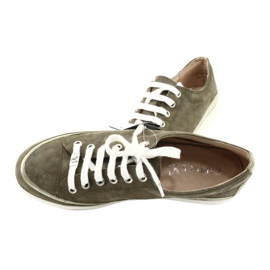 Adidași din piele pentru femei Caprice 23654 verde 3