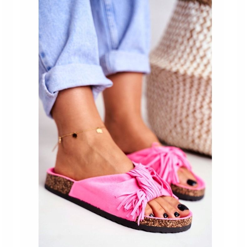 BUGO Încălțăminte roz Fluo pentru femei pe plută cu plută 1