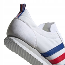 Pantofi Adidas Vs Jog M FX0094 alb roșu albastru 1