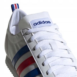 Pantofi Adidas Vs Jog M FX0094 alb roșu albastru 2