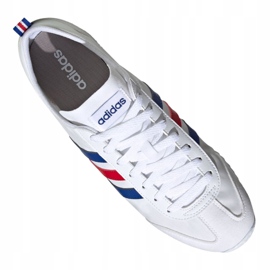 Pantofi Adidas Vs Jog M FX0094 alb roșu albastru 4
