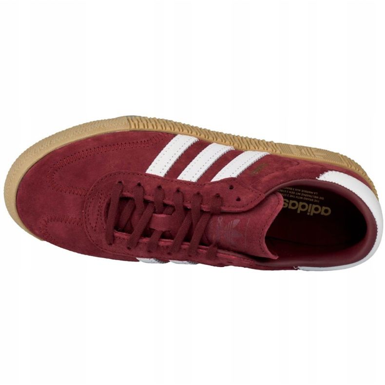Pantofi Adidas Originals Sambarose W F36268 roșu gri 2