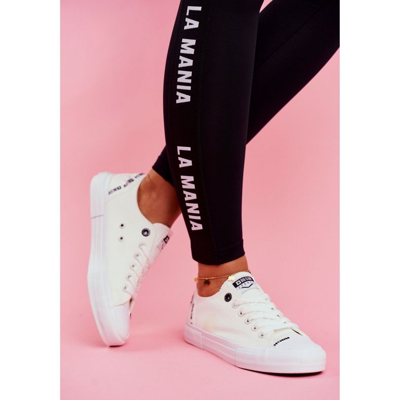 Adidași pentru femei Big Star White DD274206 alb 2