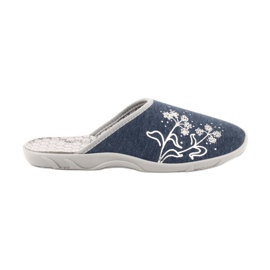 Pantofi pentru femei Befado colorate 235D169 albastru gri 2