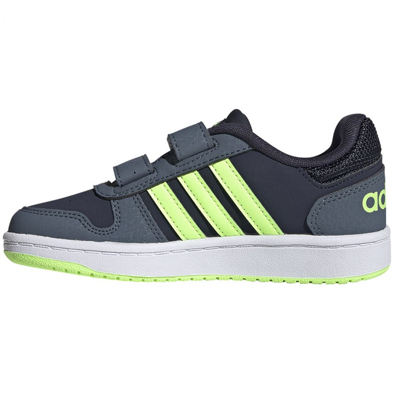 Pantofi Adidas Hoops 2.0 Cmf Jr FW4930 albastru marin multicolor 2