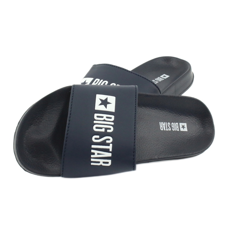 Papuci Big Star to the beach GG174934 bleumarin alb albastru marin 3