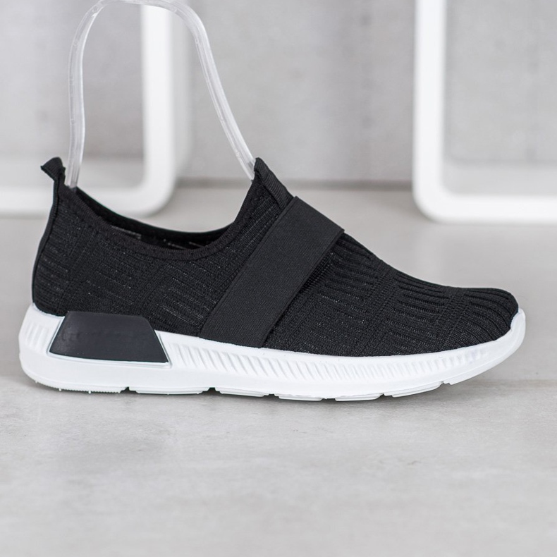 SHELOVET Pantofi sport de alunecare negru 2