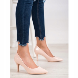 Gogo Pompe cu piele ecologică maro 1