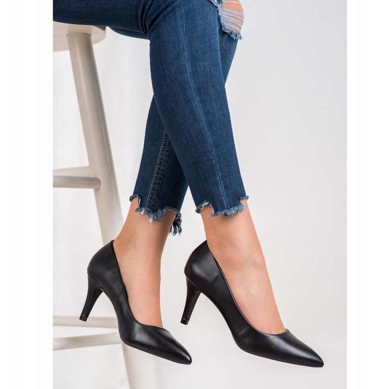 Gogo Pompe cu piele ecologică negru 1