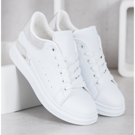 SHELOVET Pantofi sport la modă alb 2