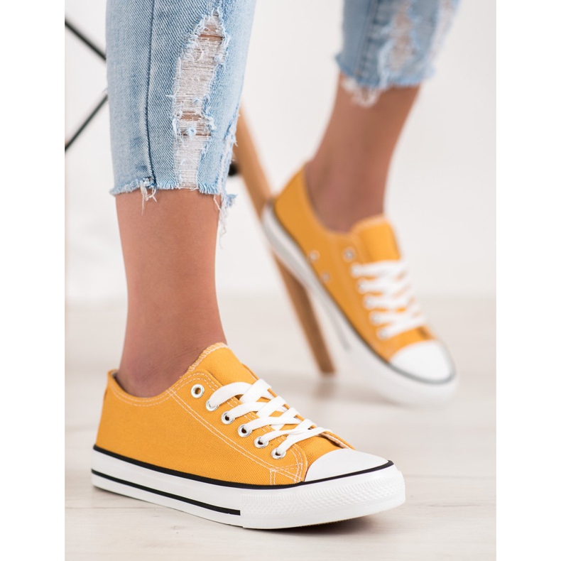 SHELOVET Adidași galbeni 2