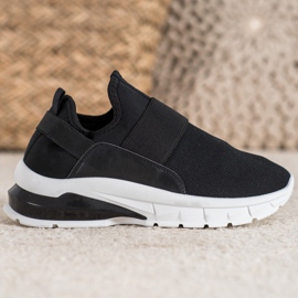 SHELOVET Adidași sportivi negru 1