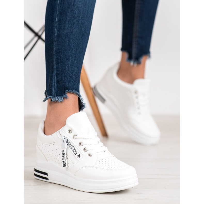 SHELOVET Adidași albi Evolutions 2