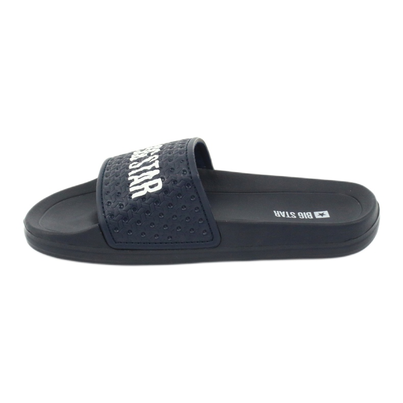 Big Star Flip -flops pentru băieți pentru GG374802 Navy Blue Beach alb albastru marin 1