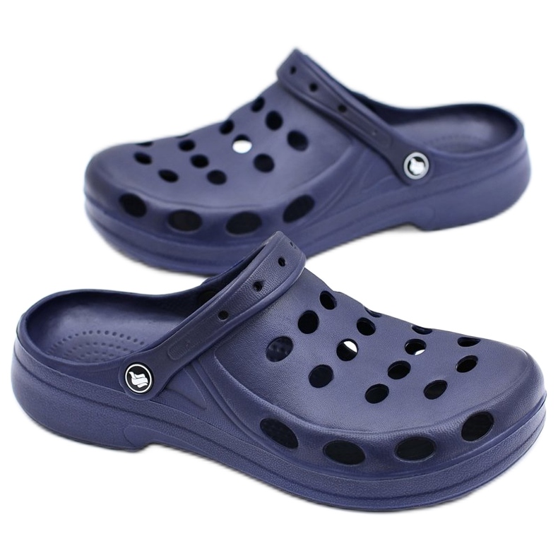 Flameshoes Papuci pentru bărbați Sandale Maro Crocs albastru marin 2