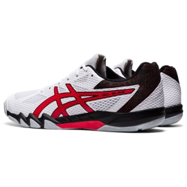 Asics Gel Blade 7 M 1071A029-101 pantof de squash alb roșu 2 Asics Gel Blade 7 M 1071A029-101 pantof de squash alb roșu 2