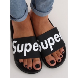 Papuci negri pentru femei negri CK110 Negru 1 Papuci negri pentru femei negri CK110 Negru 1