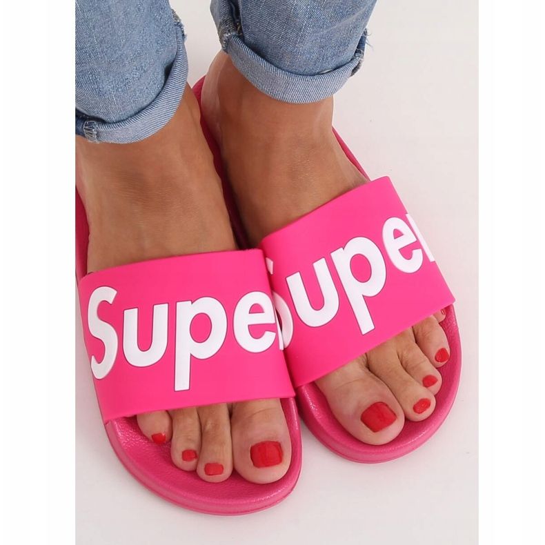 Papuci de damă fucsia CK110 Fucsia roz 1