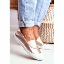 LU BOO Adidași Slip On Slip-on Adidași aurii Justy de aur 1