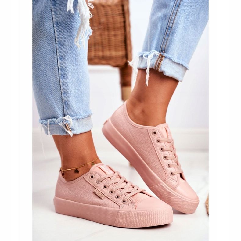 Adidași pentru femei Big Star Pink GG274103 roz 1