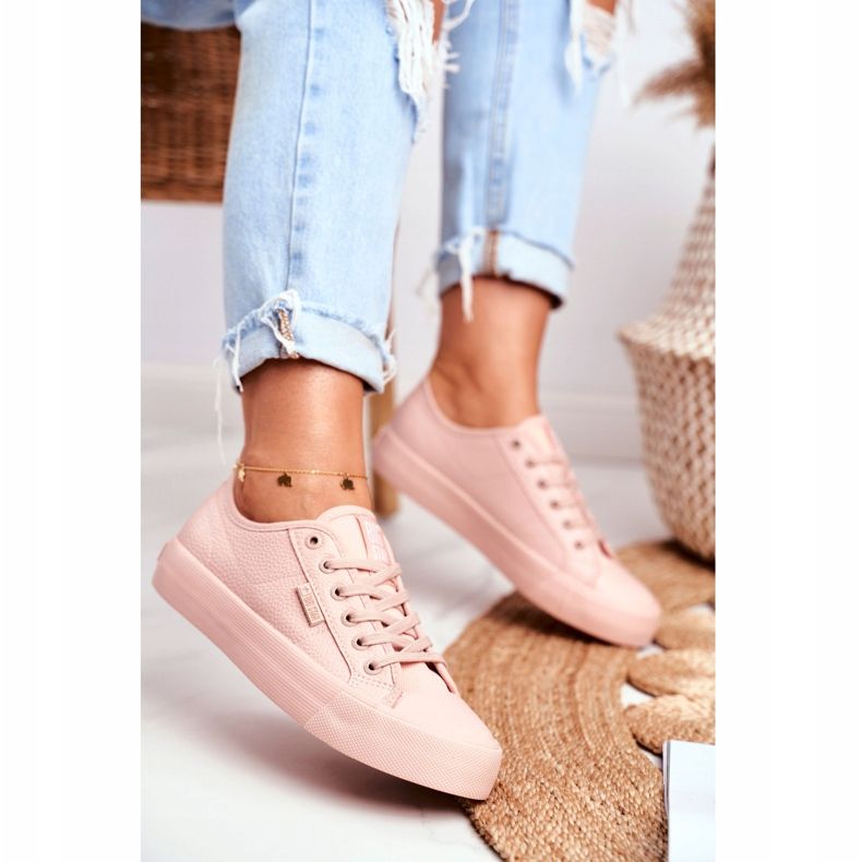 Adidași pentru femei Big Star Pink GG274103 roz 2