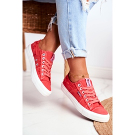 Adidași pentru femei Big Star Red DD274449 roșu 2
