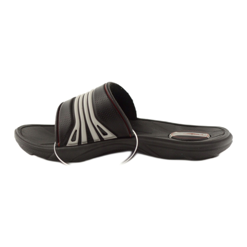 Flip-flops pentru copii Rider pentru dungi gri-gri 80341 negru negru 2