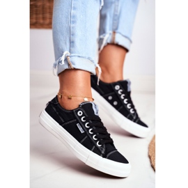 Adidași pentru femei Big Star Black DD274446 negru 1