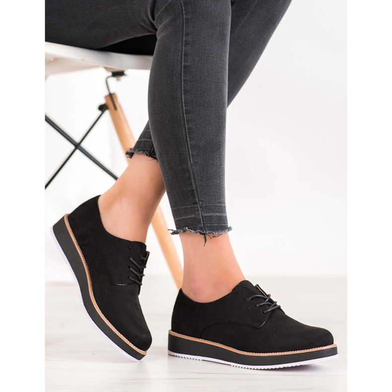 Seastar Broguri negre negru 1 Seastar Broguri negre negru 1