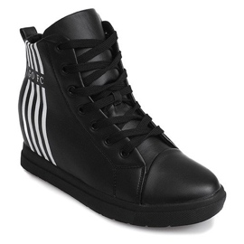 Adidași simpli la modă GFA98 Negru alb 1