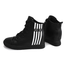 Adidași simpli la modă GFA98 Negru alb 3